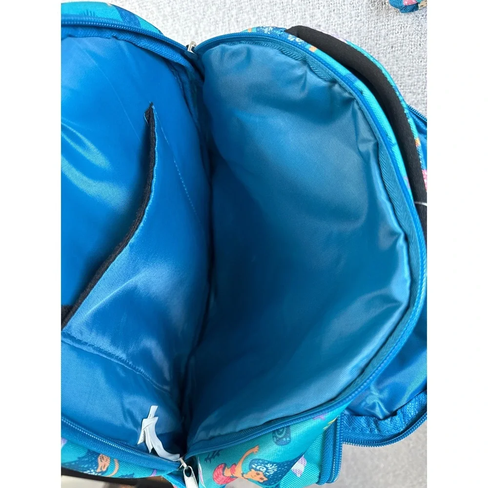 New Crckt Mermaid 3 Piece Backpack Lunch Kit Accessory Pouch Kids School Set NWT